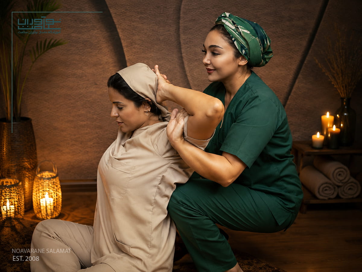 Thai massage(1) دوره آموزش تای ماساژ سنتی (ماساژ سنتی تایلندی)/ آموزشگاه نوآوران سلامت